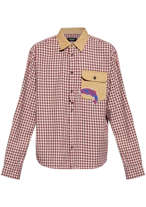 Dsquared2 plaid-check pattern cotton shirt