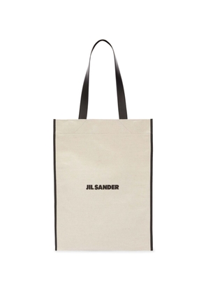 Jil Sander flat shopper medium tote bag - Neutrals