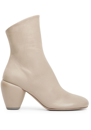Marsèll Conotto 80mm leather ankle boots - Neutrals