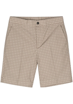 Peserico monogram-pattern shorts - Neutrals