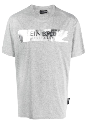 Plein Sport debossed-logo short-sleeved T-shirt - Grey