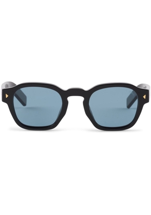 Prada Eyewear logo-plaque square-frame sunglasses - Black