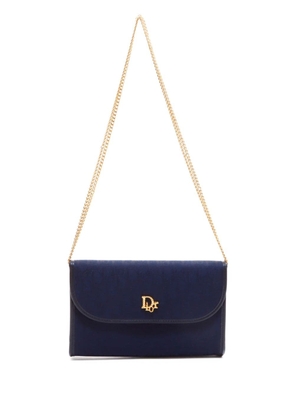 Christian Dior Pre-Owned monogram canvas shoulder bag - Blue