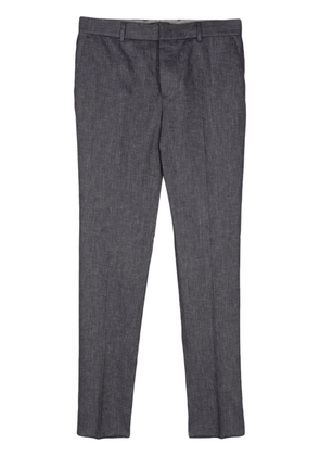 Peserico mélange-effect straight trousers - Blue