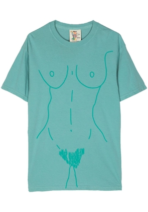 KidSuper illustration-print cotton T-shirt - Green