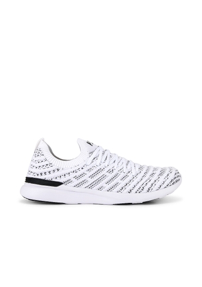 APL: Athletic Propulsion Labs Techloom Wave in White & Black - White. Size 7 (also in 8.5).