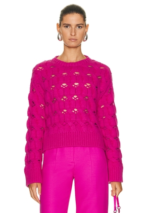 Valentino Wool Sweater in Pink - Pink. Size XS (also in ).