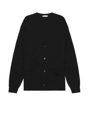 The Row Hamish Cardigan in Black - Black. Size S (also in ).