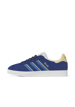 adidas Originals Gazelle in Team Royal Blue  Bright Blue  & Almost Yellow - Blue. Size 10 (also in 5.5, 6, 6.5, 7, 7.5, 8, 8.5, 9, 9.5).