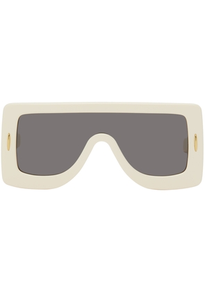 LOEWE Off-White Anagram Mask Sunglasses