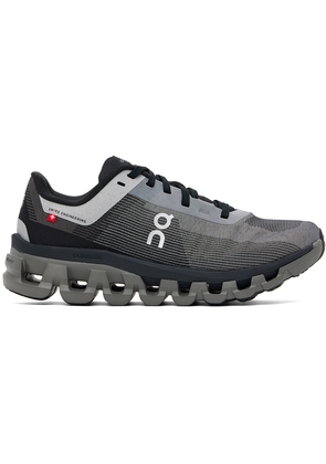 On Black & Gray Cloudflow 4 Sneakers