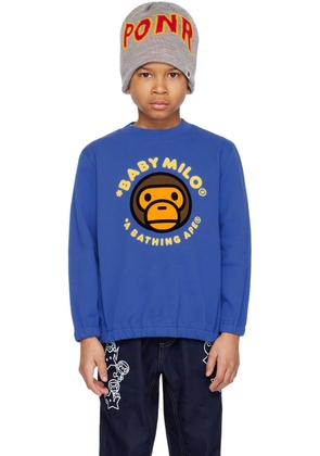 BAPE Kids Blue Baby Milo Sweatshirt