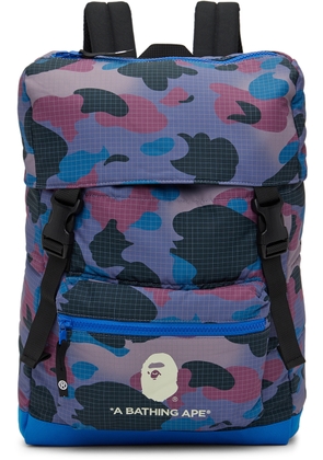 BAPE Kids Purple Camo Backpack