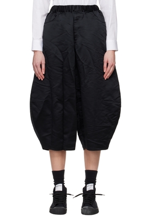 Black Comme des Garçons Black Drawstring Shorts