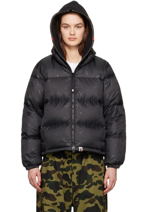 BAPE Black Quilted Down Jacket