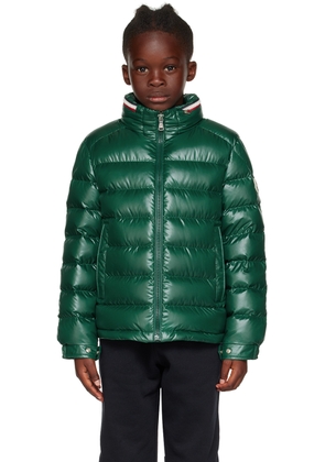 Moncler Enfant Kids Green Bourne Down Jacket