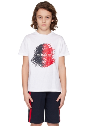 Moncler Enfant Kids White Graphic T-Shirt