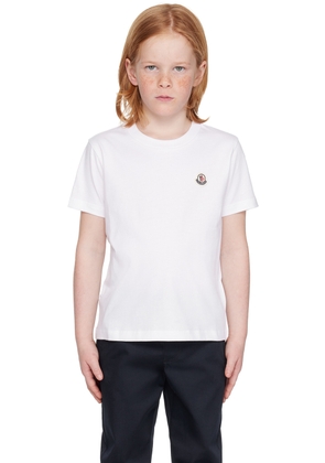 Moncler Enfant Kids White Patch T-Shirt