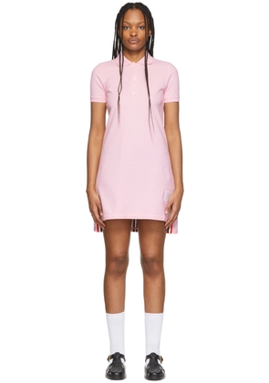Thom Browne Pink Classic Polo Dress