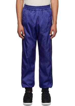 Moncler Genius Moncler x adidas Originals Blue Down Trousers