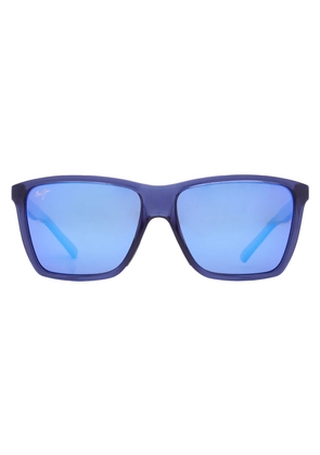 Maui Jim Cruzem Blue Hawaii Rectangular Unisex Sunglasses B864-03 57