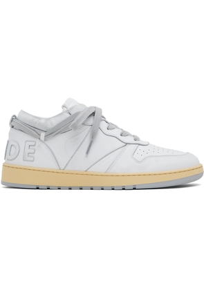 Rhude White Rhecess Low Sneakers