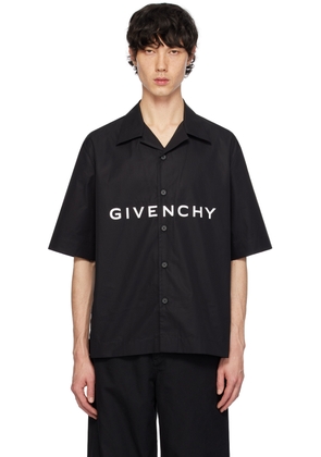 Givenchy Black Boxy-Fit Shirt