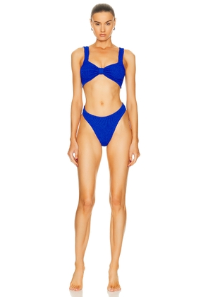 Hunza G Bonnie Bikini in Royal Blue - Royal. Size all.