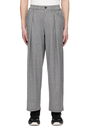 A PERSONAL NOTE 73 Gray Rib Trousers