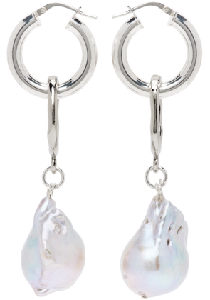 Mounser Silver Found Object Earrings