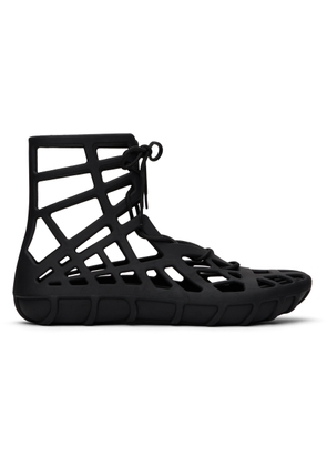Bottega Veneta Black Atlas Sandals