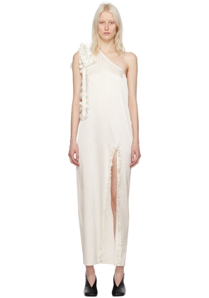 Kika Vargas SSENSE Exclusive White Aretha Maxi Dress