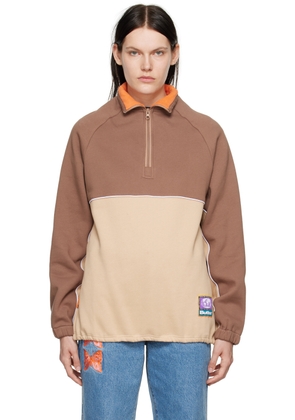 Butter Goods Brown & Tan Forte Sweater