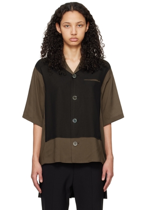 UNDERCOVER Black & Khaki Layered Shirt