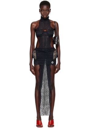 Jean Paul Gaultier Black Shayne Oliver Edition Minidress