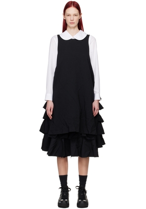 Black Comme des Garçons Black Tiered Midi Dress