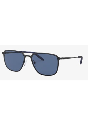 Michael Kors Trenton Blue Solid Pilot Mens Sunglasses MK1050 100580 57