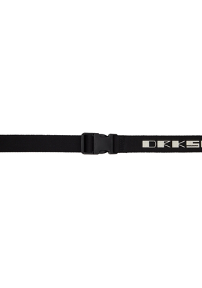 Rick Owens DRKSHDW Black Printed Belt