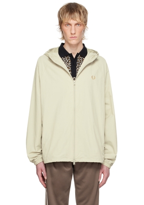Fred Perry Gray Embroidered Jacket