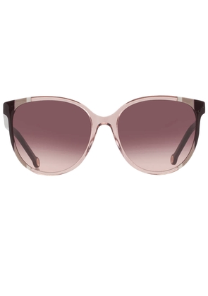 Carolina Herrera Burgundy Shaded Cat Eye Ladies Sunglasses CH 0063/S 0C19/3X 58