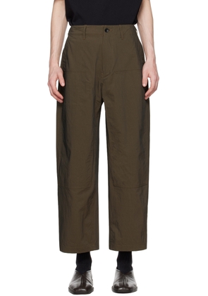 meanswhile Khaki Dope-Dyed Trousers