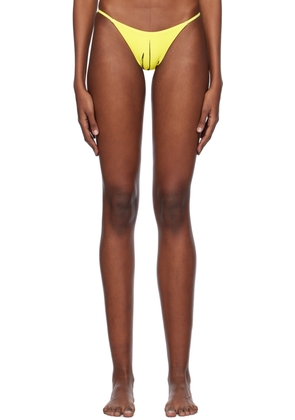 Louisa Ballou Yellow Mini Ring Bikini Bottoms
