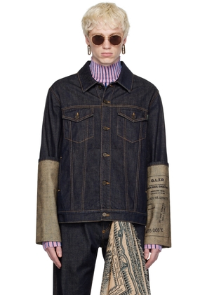 Jean Paul Gaultier Indigo Buttoned Denim Jacket