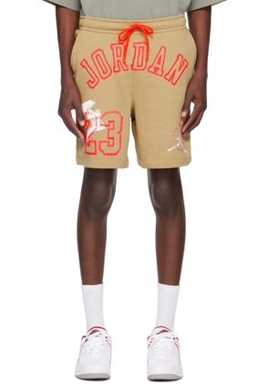 Nike Jordan Khaki Bonded Shorts