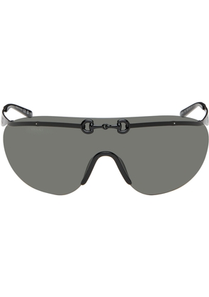 Gucci Black Horsebit Sunglasses