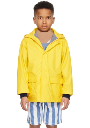 Petit Bateau Kids Yellow Latah Rain Coat