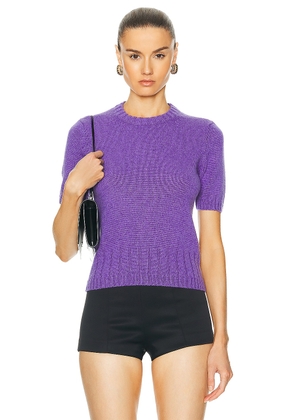 KHAITE Luphia Sweater in Violet - Purple. Size M (also in ).