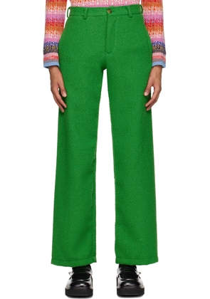 Theophilio Green Four-Pocket Trousers