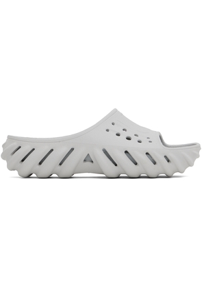 Crocs Gray Echo Slides