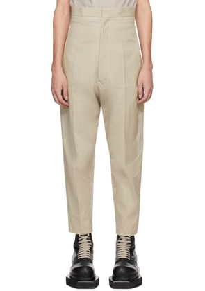 Rick Owens Off-White Dirt Cooper Trousers
